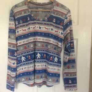 Running long sleeved shirt Christmas